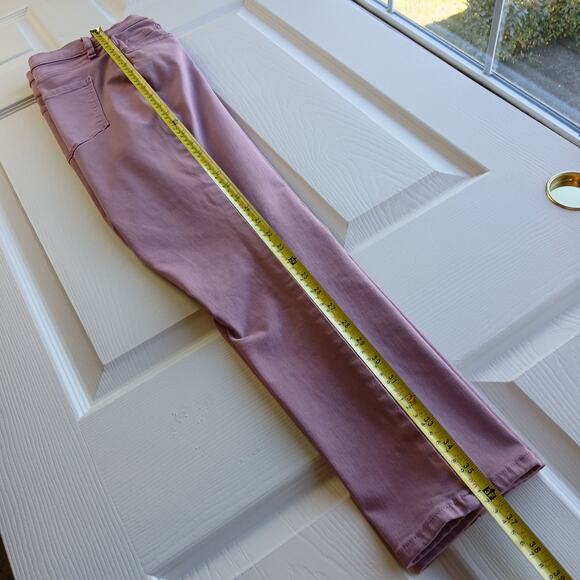a.n.a. High-Rise Skinny Ankle Jeans 14 button fly Lilas Pink 33W x 26L NOS - Picture 13 of 15